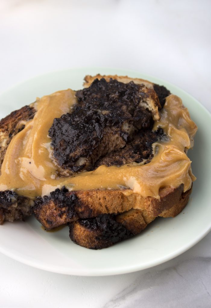 Hot Chocolate Baked French Toast With Peanut Butter Glaze Lauren Gaskill 9832